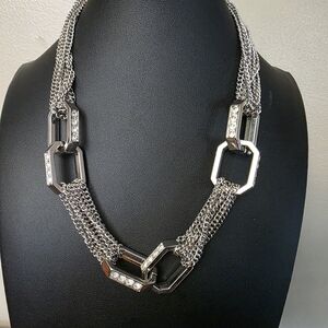 Silver Chain Link Necklace